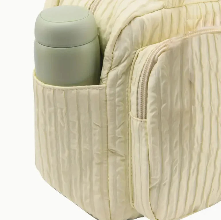 Sac à langer matelassé motif lapin pour bébé