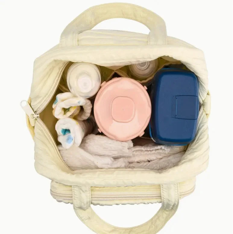 Sac à langer motif lapin format compact