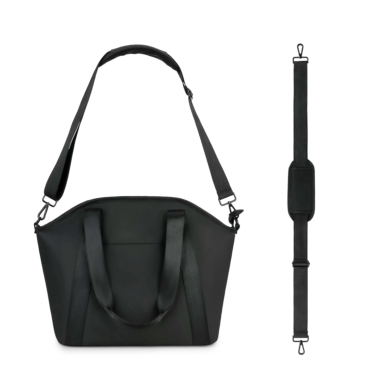 Sac à langer cabas noir — Le Sac des Parents