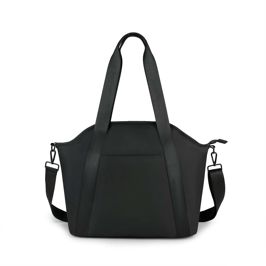 Sac à langer cabas élégant noir