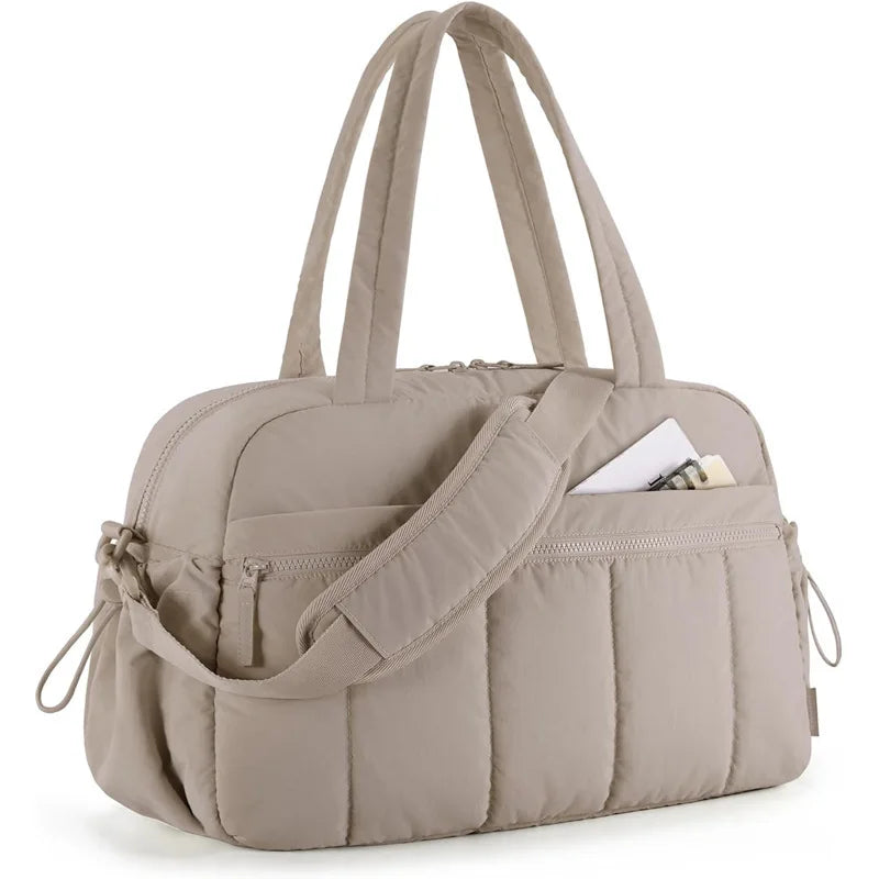 Sac à langer fourre-tout kaki déperlant avec port épaule