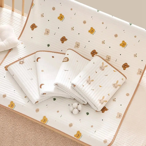 Tapis à langer nomade — doux, compact, à emporter partout